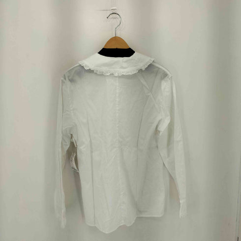 ロクビューティーアンドユースユナイテッドアローズ 6 BEAUTY & YOUTH UNITED ARROWS COTTON FRILL COLLAR SHORT SLEEVE SHIRT/シャツ レディース