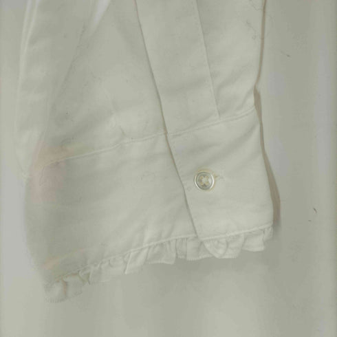 ロクビューティーアンドユースユナイテッドアローズ 6 BEAUTY & YOUTH UNITED ARROWS COTTON FRILL COLLAR SHORT SLEEVE SHIRT/シャツ レディース