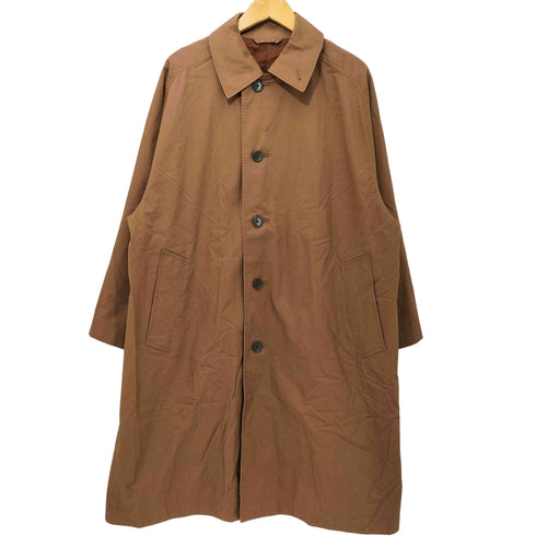 ユニクロユー UNIQLO U ステンカラーコート ブラウン Sサイズ メンズ JPN:S