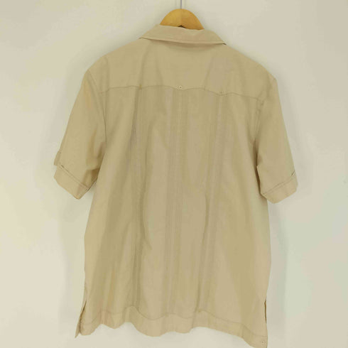premier 三角タグ 綿ポリ S/S 開襟 オープンカラー キューバシャツ メンズ import:XL