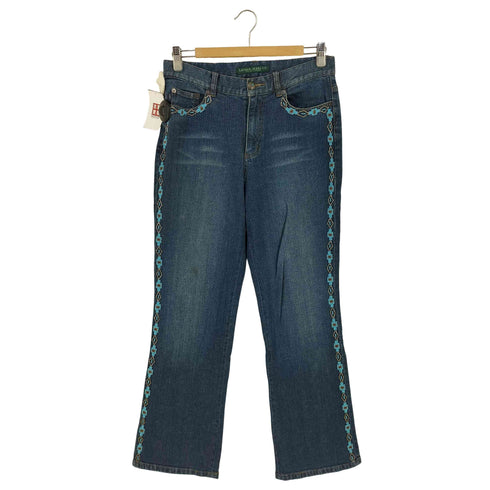 ローレンジーンズカンパニー LAUREN JEANS COMPANY ビジュー付き デニムパンツ レディース 6