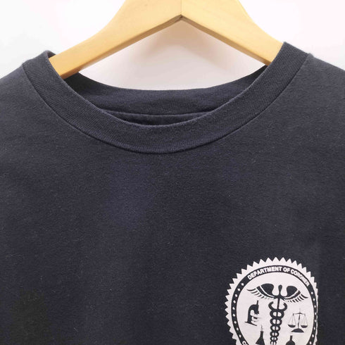 ヘインズ Hanes 90S USA製 シングルステッチ Department of Coroner S/S Tシャツ メンズ import:XXL