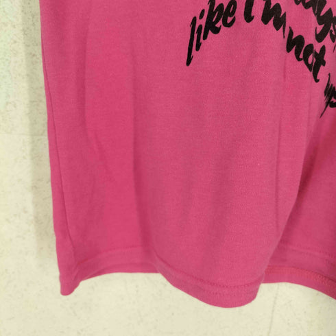 PARK GIRL Y2K ラメ 英文字 メッセージ Tシャツ メンズ LL