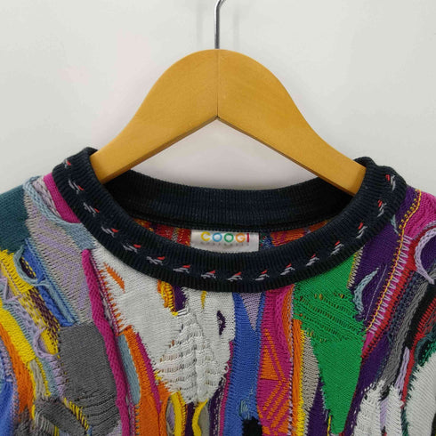クージー COOGI マルチカラー 3Dニット セーター メンズ import:S