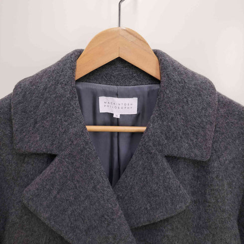 マッキントッシュフィロソフィー MACKINTOSH PHILOSOPHY ダブルブレスト チェスター コート レディース JPN:36