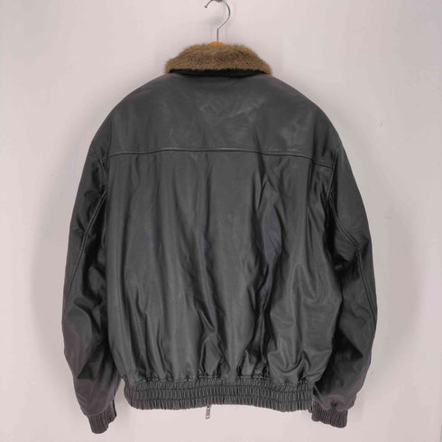 ザラ ZARA リバーシブル フェイクレザージャケット メンズ import:XL