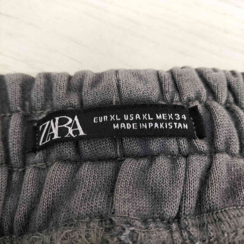 ザラ ZARA ウォッシュ加工ワイドスウェットパンツ メンズ JPN:XL