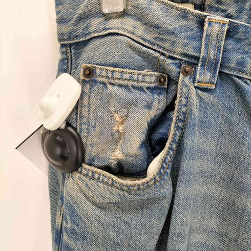 ザラ ZARA BUGGY FIT ウォッシュド加工デニム メンズ 44
