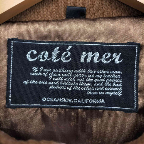 cate men レザー ライダースジャケット メンズ US:40