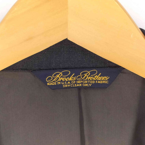 ブルックスブラザーズ BROOKS BROTHERS MAKERS 80-90S USA製 三角タグ ウール 2B シングルブレスト テーラードジャケット メンズ US:44