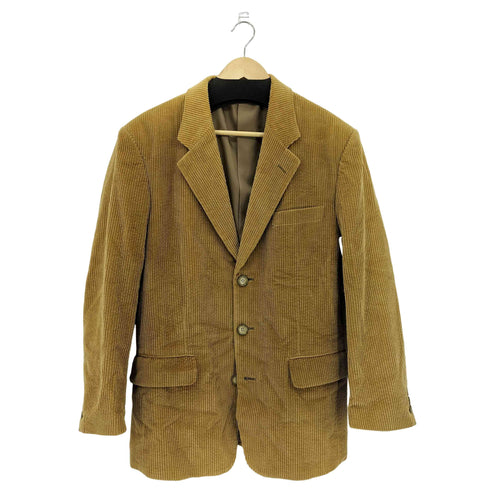 コーデュロイ シングル フロントボタン テーラードジャケット メンズ M