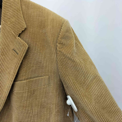 コーデュロイ シングル フロントボタン テーラードジャケット メンズ M