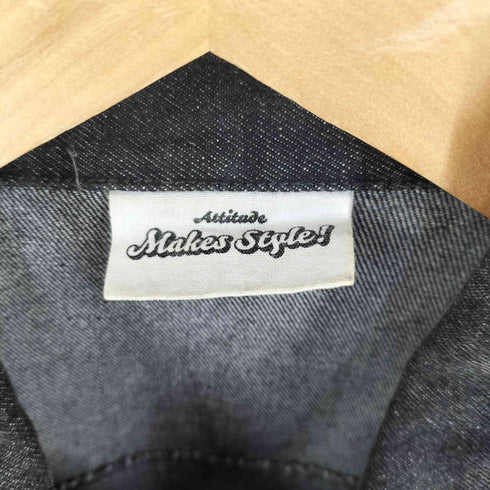 AUTHENTIC Makes Style デニムジップアップジャケット メンズ FREE