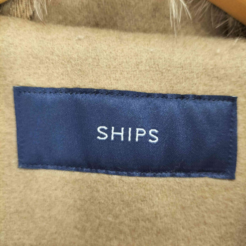 シップス SHIPS FUR DUFFLE COAT カシミヤ混 ウールナイロンダッフルコート レディース JPN:36
