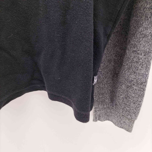 サウスポール SOUTHPOLE 90-00S 3D 刺繍 異素材 切り替え バイカラー ワッフル サーマル L/S カットソー メンズ 3XB