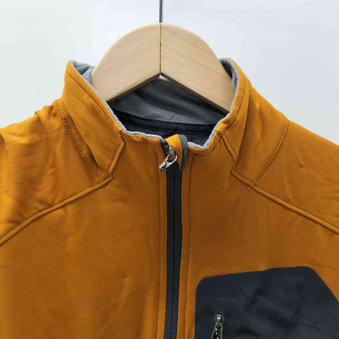 レイ REI 90S カナダ製 裏地フリース ポリ ナイロン テック フルジップ シェル ジャケット 裾ドローコード メンズ import:S