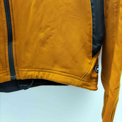 レイ REI 90S カナダ製 裏地フリース ポリ ナイロン テック フルジップ シェル ジャケット 裾ドローコード メンズ import:S