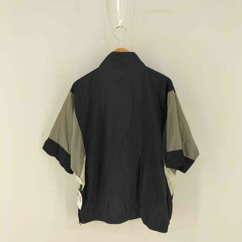 スターターブラックレーベル STARTER BLACK LABEL ハーフジップ半袖ナイロンジャケット メンズ import:XL