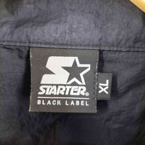 スターターブラックレーベル STARTER BLACK LABEL ハーフジップ半袖ナイロンジャケット メンズ import:XL