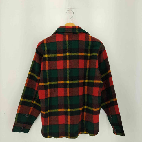 ジョンソンウーレンミルズ Johnson Woolen Mills 90-2000s USA製 チェック柄 長袖ネルシャツ メンズ import:M