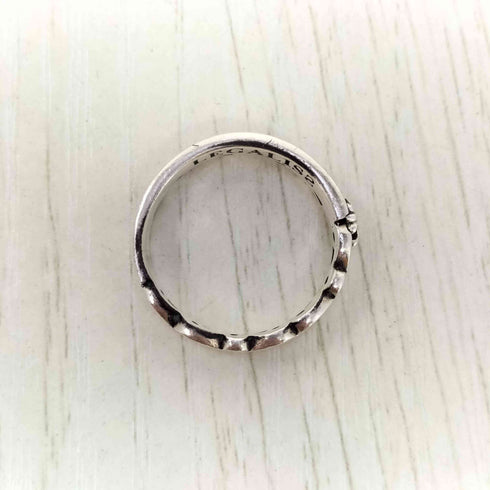 LEGALISS silver925 クロス 波打ち リング メンズ 16号