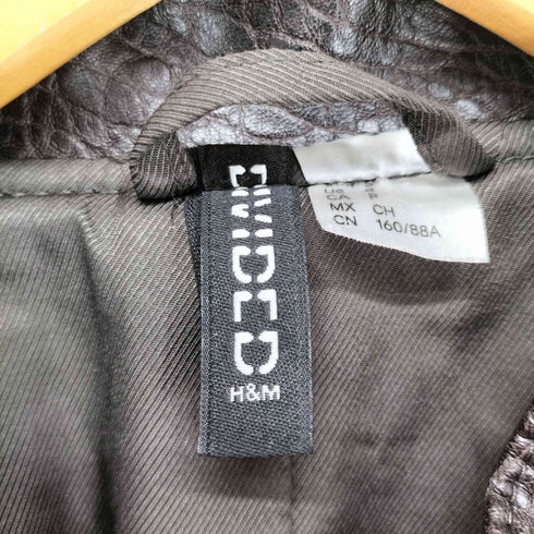 エイチアンドエム H&M フェイクレザージャケット レディース S