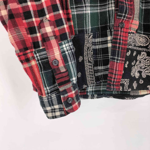 ポロバイラルフローレン Polo by RALPH LAUREN クラシック フィット パッチワーク フランネル ワークシャツ メンズ import:M