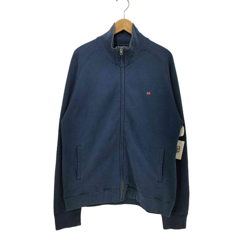 ポロジーンズカンパニーラルフローレン POLO JEANS COMPANY RALPH LAUREN 90s 星条旗 刺繍 裏起毛 ラグラン ピケ ドライバーズ スウェット メンズ import:L