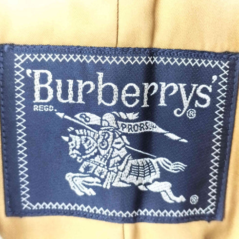 バーバリーズ BURBERRYS ウールライナー付き 裏地ノバチェック 比翼ステンカラー メンズ 94 175