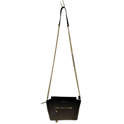 フルラ FURLA レザーロゴチェーン ショルダーバッグ レディース