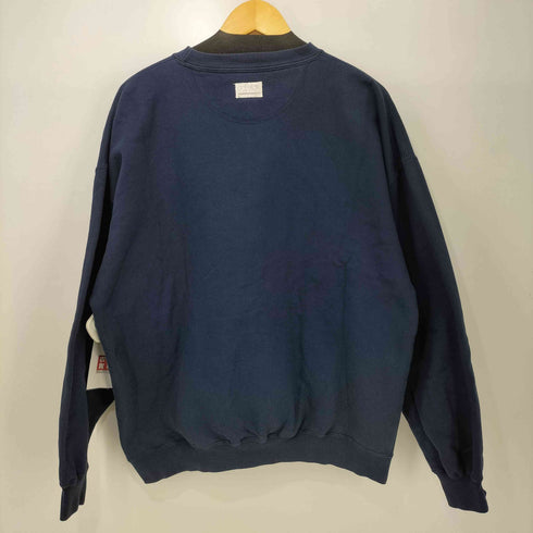 ギアフォースポーツ GEAR FOR SPORTS 90s Vガゼット 裏起毛 カレッジロゴ プリント クルーネック スウェット メンズ import:XL