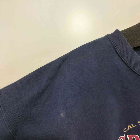 ギアフォースポーツ GEAR FOR SPORTS 90s Vガゼット 裏起毛 カレッジロゴ プリント クルーネック スウェット メンズ import:XL