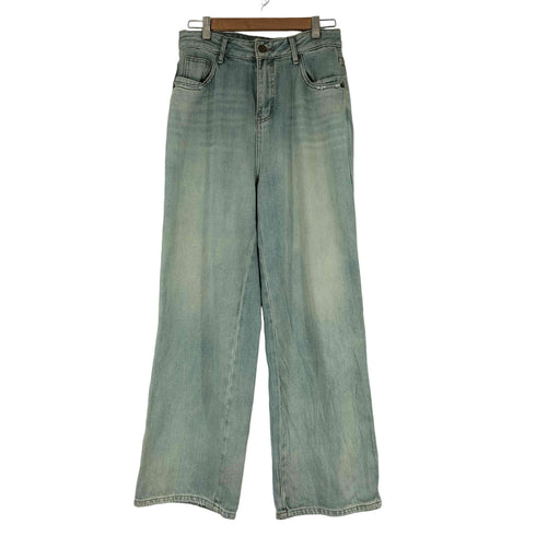 ワイドストレートデニムパンツ メンズ