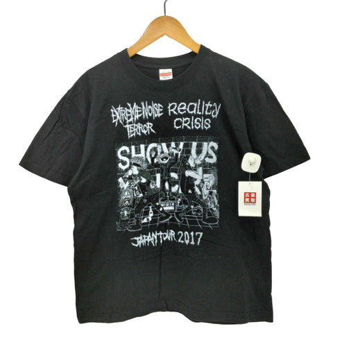 ハードコア パンク クラストパンク アートワーク プリント S/S Tシャツ メンズ JPN:L