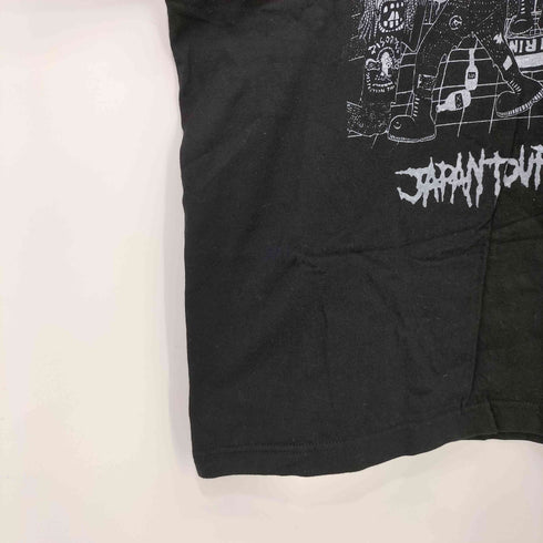 ハードコア パンク クラストパンク アートワーク プリント S/S Tシャツ メンズ JPN:L