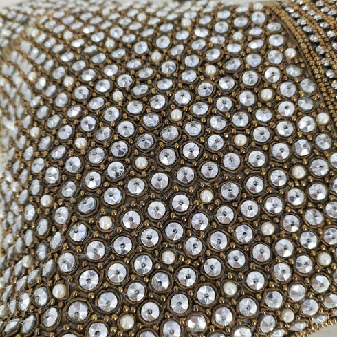 Sandawana Opera ビジュー 巾着 バッグ レディース