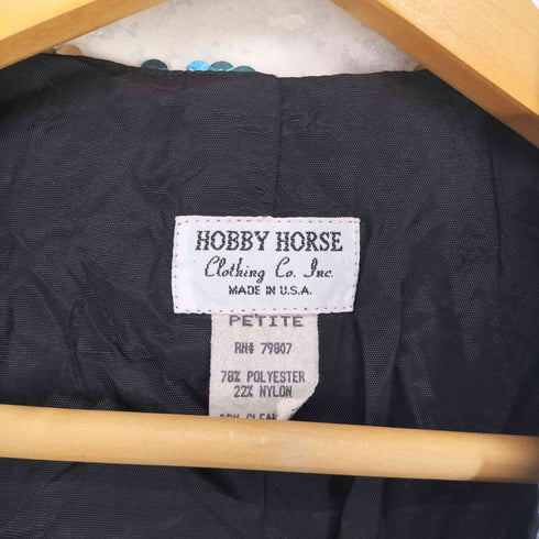HOBBY HORSE USA製 スパンコールベスト Y2K レディース