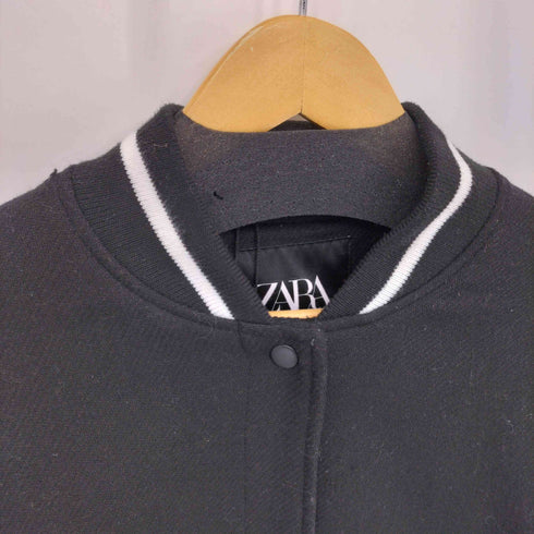 ザラ ZARA 袖切替 フロントボタン ロングスリーブ スタジャン メンズ S