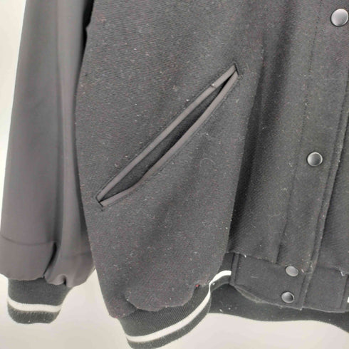 ザラ ZARA 袖切替 フロントボタン ロングスリーブ スタジャン メンズ S