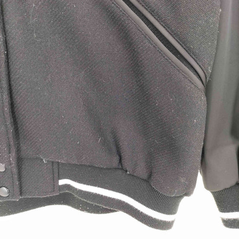 ザラ ZARA 袖切替 フロントボタン ロングスリーブ スタジャン メンズ S