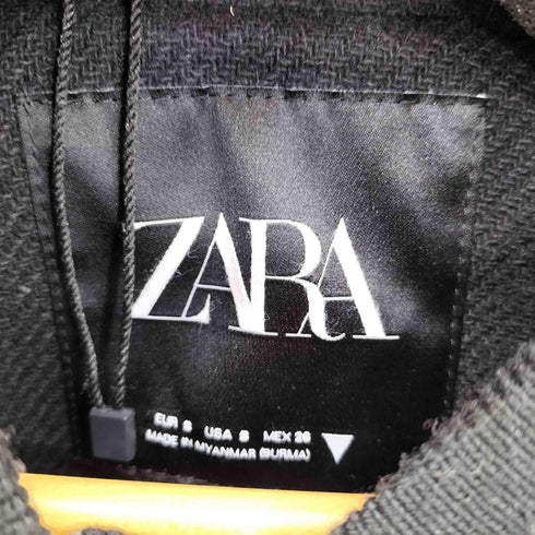 ザラ ZARA 袖切替 フロントボタン ロングスリーブ スタジャン メンズ S