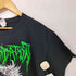 テクニカル ブルータル デスメタル バンド アートワーク ロゴ 両面プリント S/S Tシャツ メンズ import:L