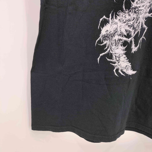 テクニカル ブルータル デスメタル バンド アートワーク ロゴ 両面プリント S/S Tシャツ メンズ import:L
