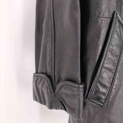 COW LEATHER カウレザーダブルブレストジャケット メンズ FREE
