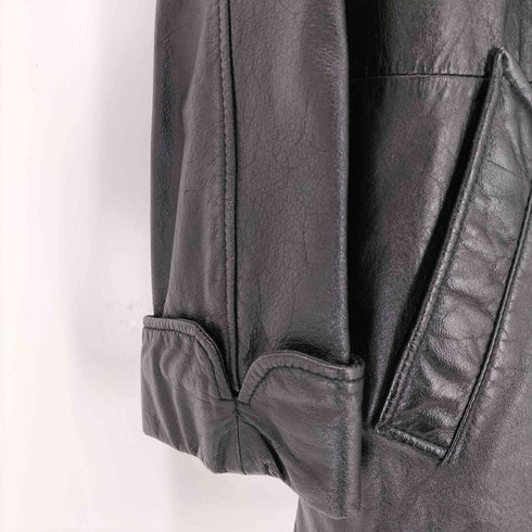 COW LEATHER カウレザーダブルブレストジャケット メンズ FREE