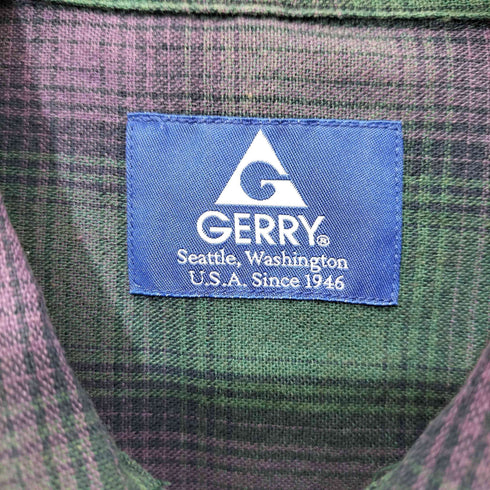 ジェリー GERRY オンブレチェック S/S シャツ メンズ JPN:L
