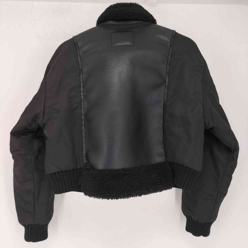 ザラ ZARA ムートン コントラストダブルフェイスジャケット レディース import:S