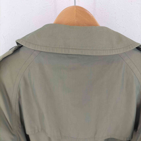 バーバリーズ BURBERRYS 玉虫色 裏地チェック柄 トレンチコート メンズ