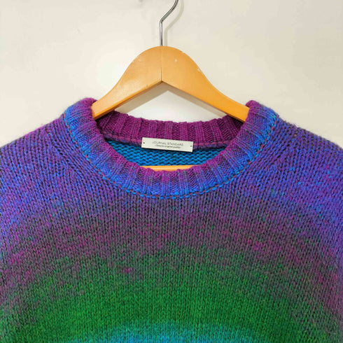 ジャーナルスタンダード JOURNAL STANDARD 24AW BRUSHED GRADATION CN ブラッシュド グラデーション ボーダー ニット メンズ JPN:M