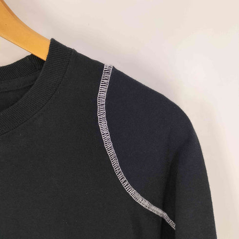 M.U PRE ステッチデザイン クルーネック Tシャツ メンズ JPN:M